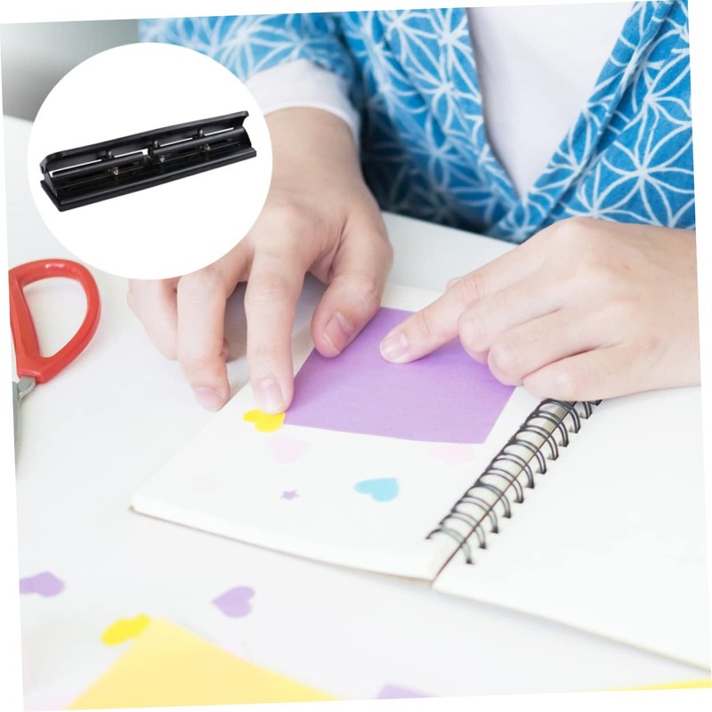 LALAFINA Adjustable Puncher for Paper DIY Crafts Scrapbooking Versatile Manual