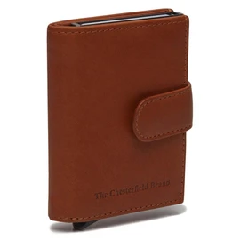 The Chesterfield Brand Leipzig Credit Card Holder 6cc 10 cm RFID Cognac, Cognac, Vintage