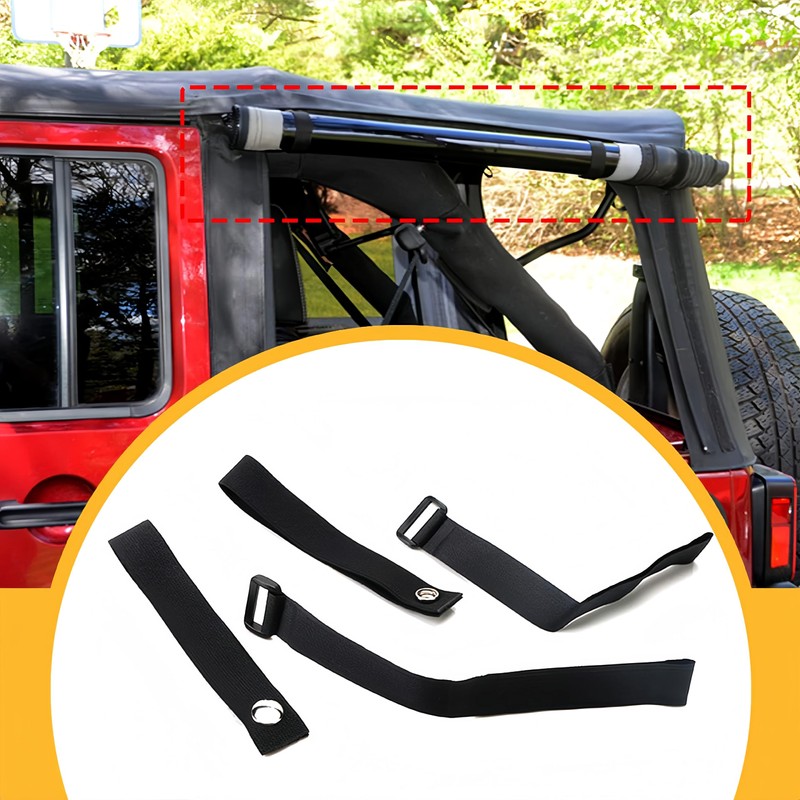 Soft Top for Jeep Door Strap，for JK JKU YJ TJ