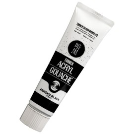 Turner AG040999 Acrylic Gouache Dark Black 1.4 fl oz (40 ml) (No. 9)