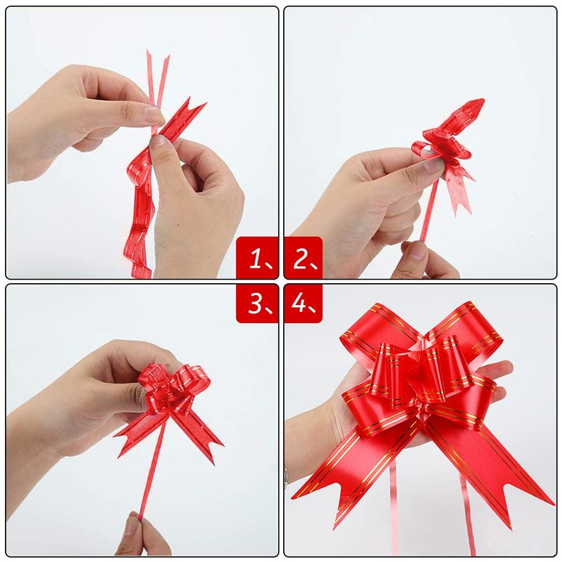 RosyFate Gift Bow, Pack of 20 Large Gift Bow, Christmas