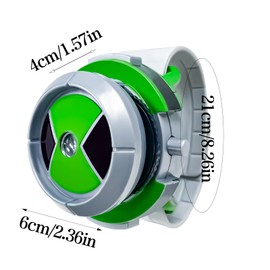 Elie&Eason Children's Projection Watch, Ben 10 Omnitrix Watch, Adjustable Projection Ben 10 Kids with Projector Projection Action Figure Model Children's Gift