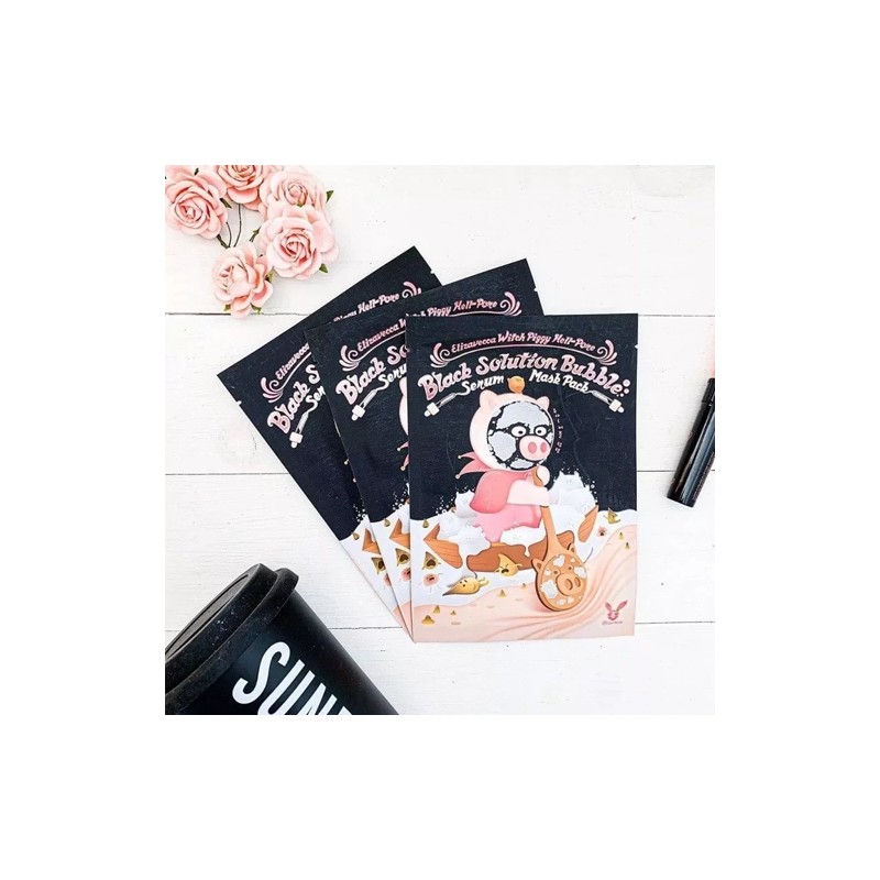 Elizavecca [Elizavecca]Witch Piggy Hell Black Solution Bubble Serum Mask Pack
