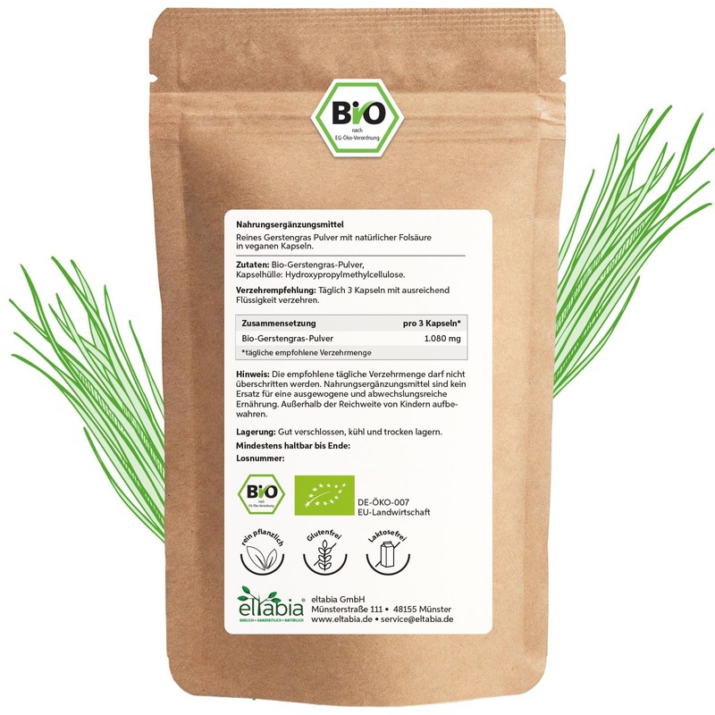 Organic Chlorella Powder, No Additives, Vegetable Quality Eltabia