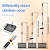 Chicken Poop Scooper & Rake 2-in-1, 4 in 1 Stainless