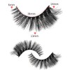5 Pairs 3D Long False Eyelashes Fake Mink Eyelashes Ultra