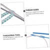 Operitacx 3sets Belt Threader Elastic Threader Easy Thread Needle Flex