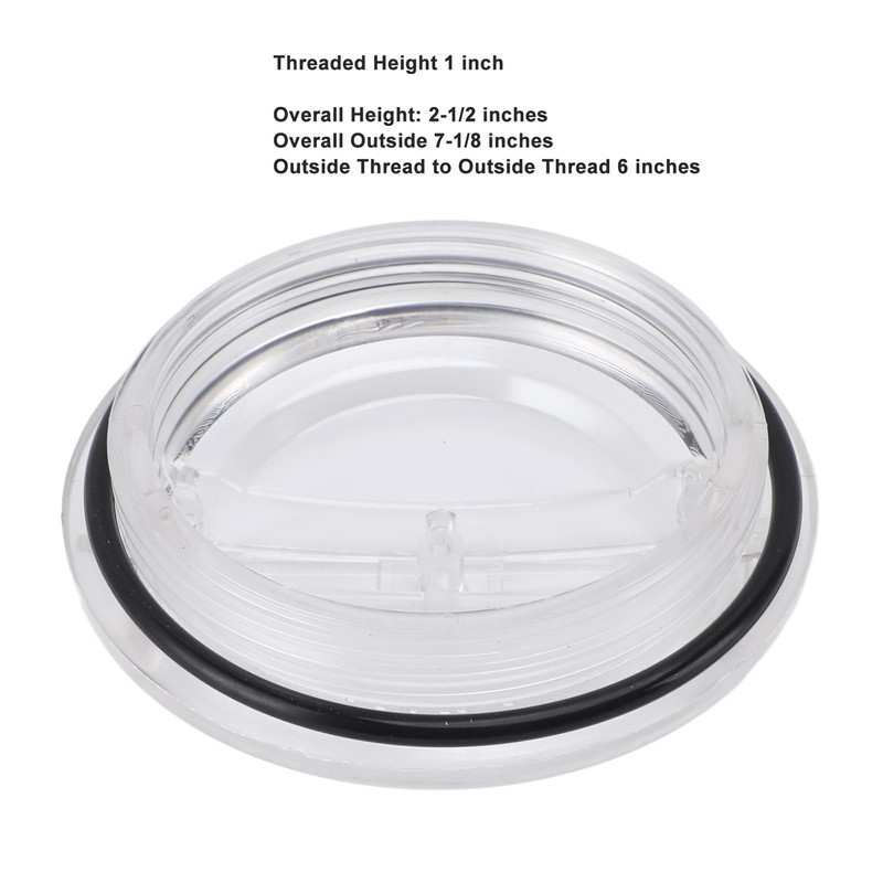 Generic Pool Pump Lid Replacement, Pool Pump Thread Strainer Cover