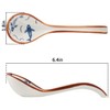 Ceramic Soup Spoons Set of 4 Porcelain Japanese Soup Spoon