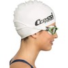Cressi Unisex's Thunder Swim Goggles, White/Black Lime, One Size
