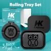 HiKeep Rolling Tray with PVC Soft Magnetic Lid - 7