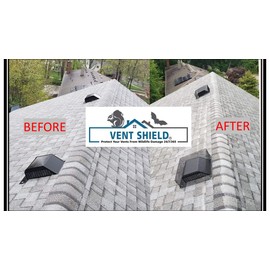 Vent Shield Protector Roof Vent Guard Keeps Critters Out of Roofing Vents RVG