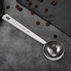 2 Stück Esslöffel-Messlöffel, Esslöffel mit langem Griff, 15 ml Edelstahl-Kaffee-Messlöffel,