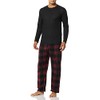 Essentials by Seven Apparel Men's Long-Sleeved Top and Fleece Bottom