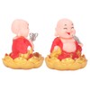 Nodding Smiling Buddha Maitreya Automatic Laughing Car Dashboard Solar Buddha