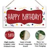 Wooden Happy Birthday Party Sign, Rustic Wall Decor Happy Birthday