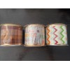Crafter's Square ****NEW***Fall Thanksgiving Plaid Zig Zag Wired Ribbon 2.5"