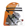ICA DA1023 Dwarf Rabbit Harness and Lead Black with Bell
