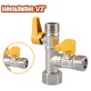 Garden Hose Splitter 2 Way, Heavy Duty Solid Brass Hose