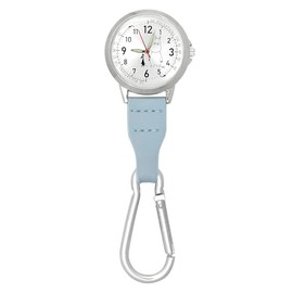 Moomin ST-TSM0011 Watch with Carabiner (Luminous Hand) Sax Blue