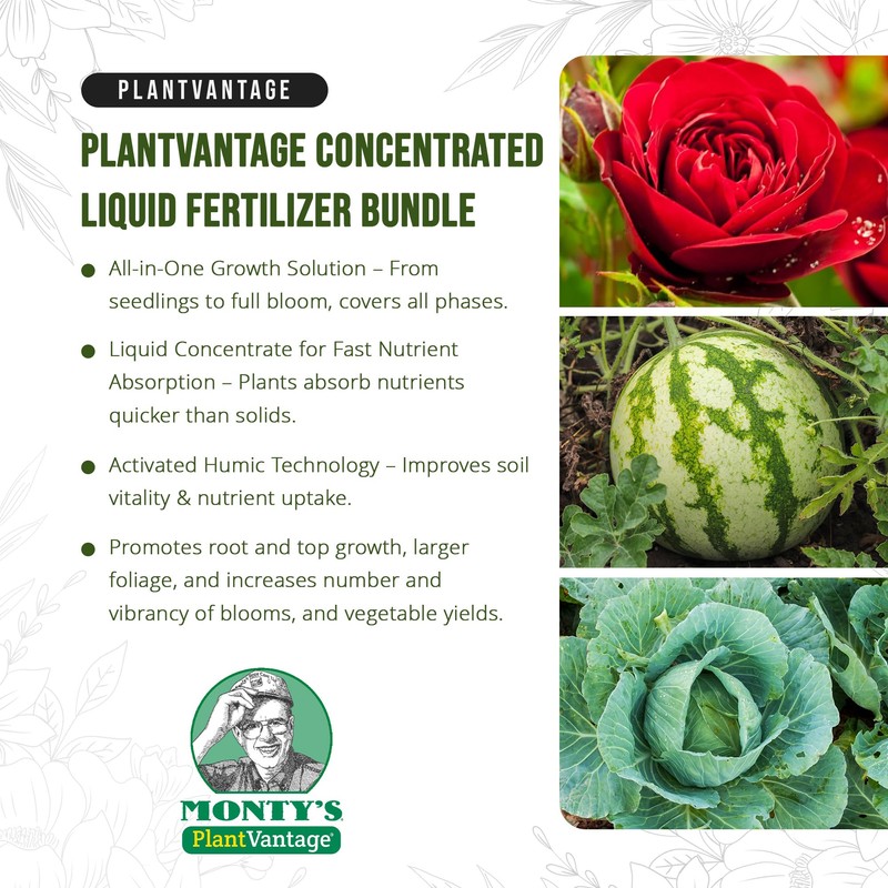 PlantVantage Concentrated Plant Fertilizer Bundle – Liquid Plant Food for