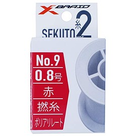 X-Braid Seki Thread 2 No.9 Red / No. 0.8 / Polyarylate / Twisted Yarn