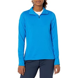 Spyder Women's Baselayer Zip T-Neck, Collegiate, Medium