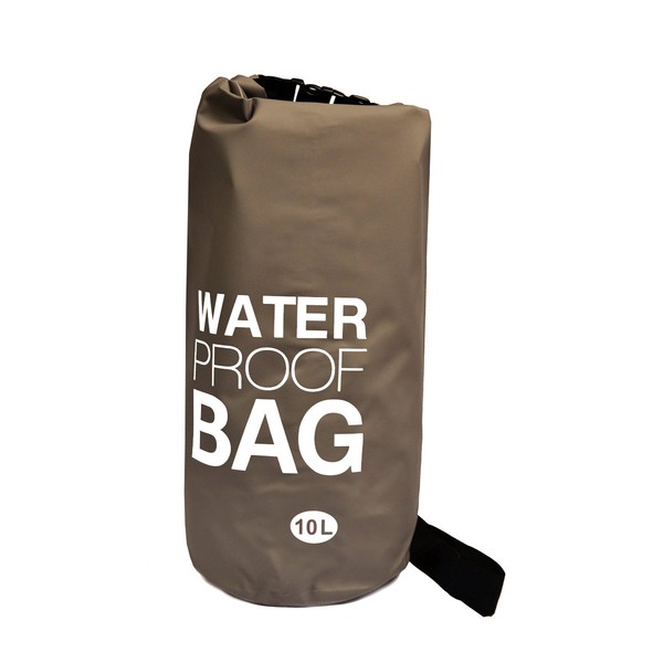 NuPouch Waterproof Dry Bag, Grey, 10 L