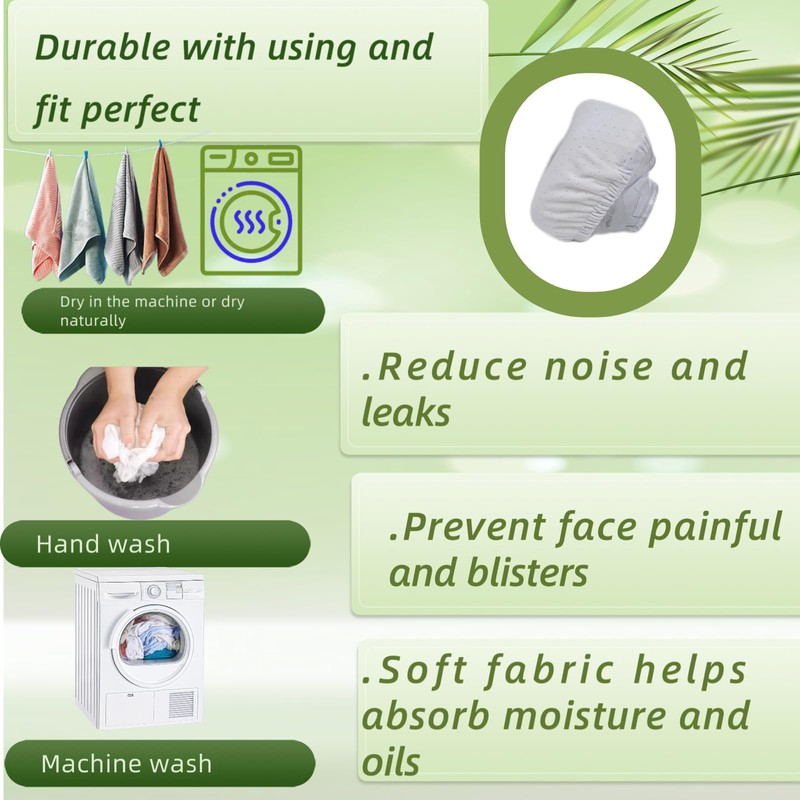 4 Pack Nasal CPAP Mask Liners Compatible with Medium Size