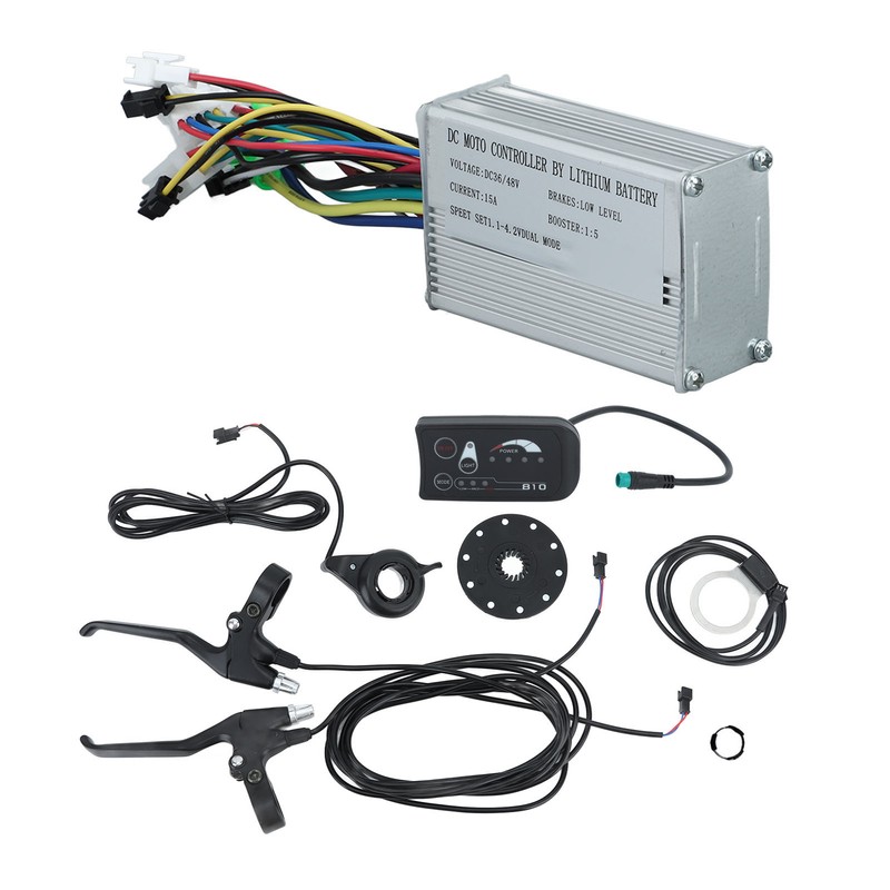 Electric Bike Controller Kit with Brake Handle Thumb Throttle 250W
