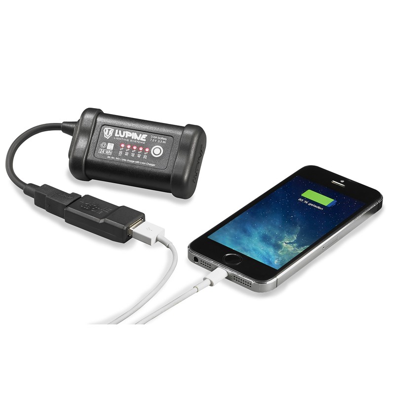 Lupine 444 Ladegerät, Schwarz, M