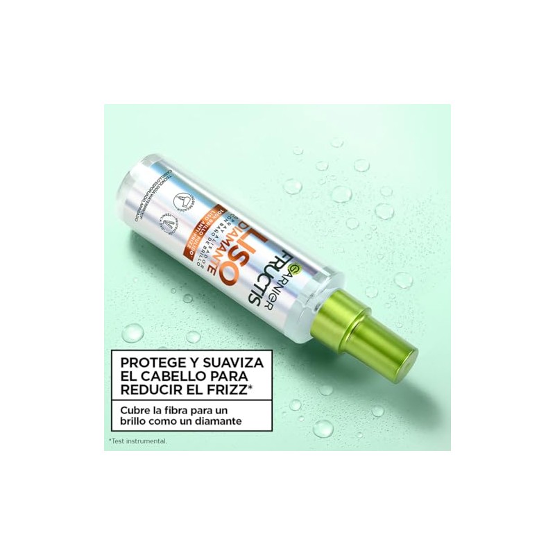 Garnier Fructis Liso Diamante, 100H Brillo Diamante Liso anti frizz