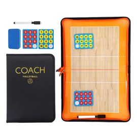 RoseFlower Volleyball Tactical Board with Marker Pen and Magnets, Tactical Board Volleyball Coaching Board for Training or Game Analysis