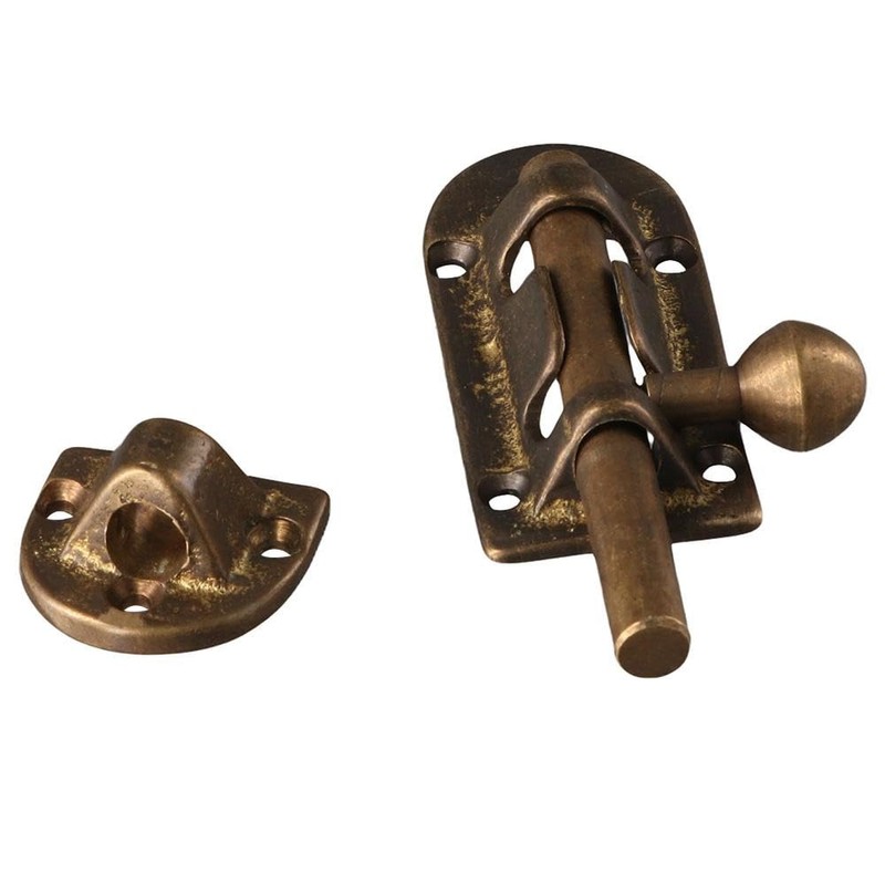 Antique Copper Barrel Bolt Buckle Gate Latch Heavy Duty Gate