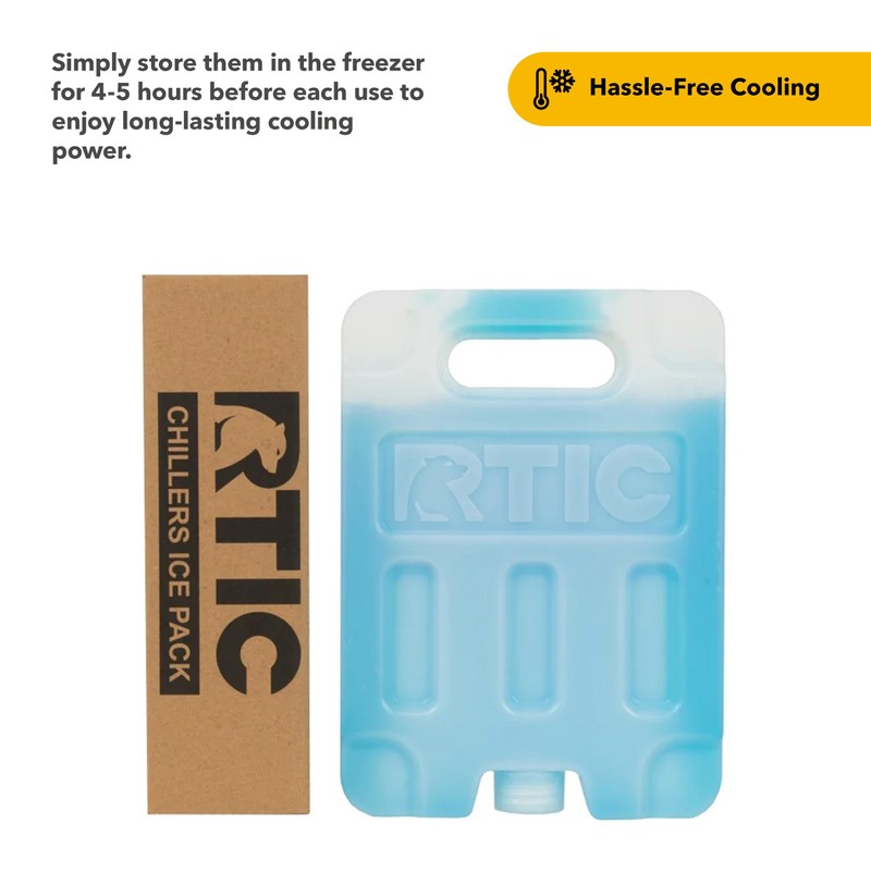 RTIC Refreezable Reusable Cooler Ice Packs Cold Ice Chest Pack