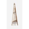 48" H Debarked Willow Foldable 3 Sided Obelisk