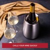Vacu Vin Elegant Wine Cooler – Stainless Steel – Active