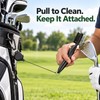 Golf Club Cleaning Brush with Lid, Dual-Sided Brush and Groove