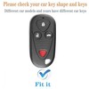 WKEDQAF Key Fob Cover Fit for Acura Keyless Entry Remote