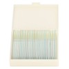 25PCS Microscope Slides Optical Glass Cover Transparent Slide Set for