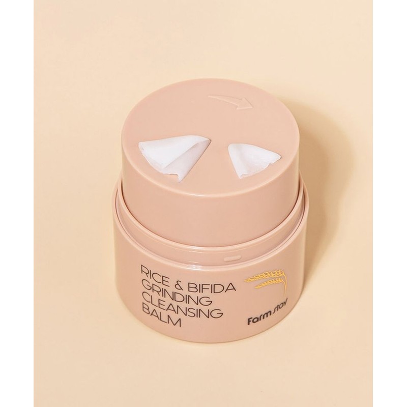 FARMSTAY & Bifida Grinding 4135797 Rice Cleansing Balm 50ml x