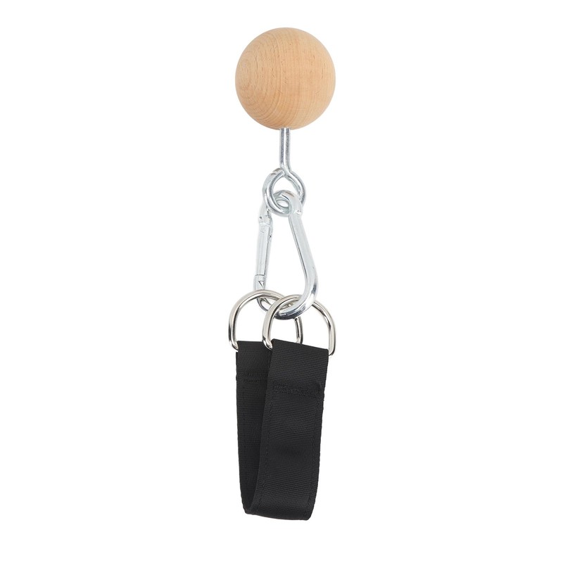 Wooden Pull Up Balls Rock Climbing Holds Training Set Arm