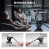 NEEWER 74" Video Tripod with Fluid Head & Damping Control,