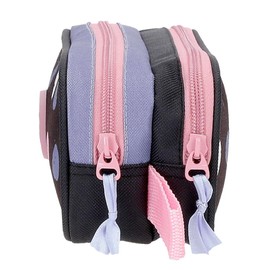 Roll Road Roll Road The Time is Now Double Case Black 23x9x7 cm Polyester, Black/White, Double Case