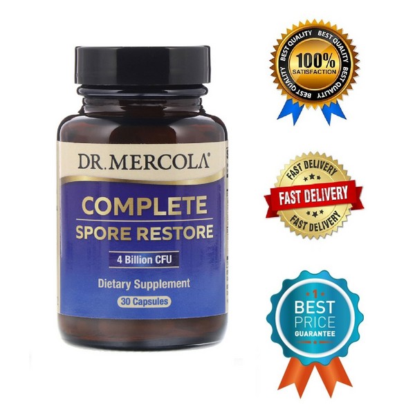 Dr. Mercola Complete Spore Biotics & Prebiotic Organic Blend 4 Billion CFU 30CAP