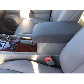 Auto Console Covers- Fits The Toyota Highlander 2008-2013 Center Console Armrest Lid Cover Waterproof Neoprene Fabric- Gray