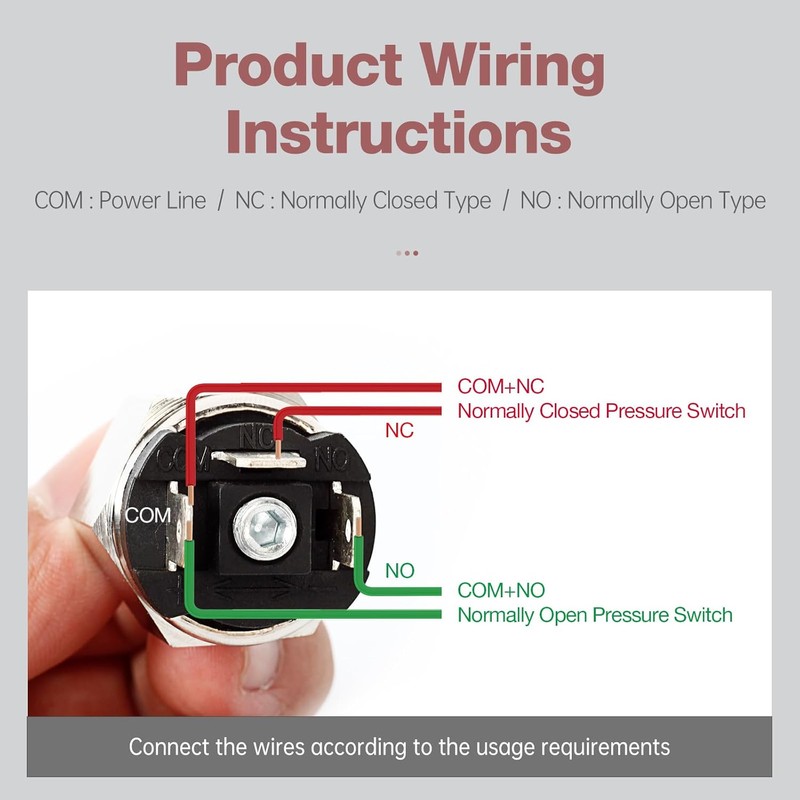 SNS 1/4 Inch NPT Male Thread Pneumatic Adjustable Diaphragm Type