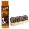 PIELUX - Cepillo Bolero para Zapatos Mango Ergonómico: Ideal para