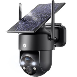 2025 Advanced Solar All-in-One Type, High Efficiency Charging, Security Camera, Outdoor, Solar, High Efficiency Charging, 100% Completely Wireless, 5 Megapixel High Resolution, Surveillance Camera