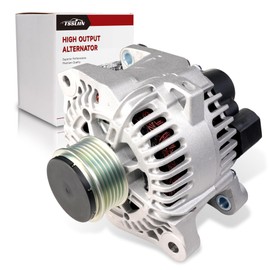 TSSLIIN High Output Alternator for-Hyundai Sonata for-Kia Forte Forte Koup Forte5 Magentis Optima Rondo 12V 110A 6-Groove Pulley Alternador Replacement OE 37300-25201 11189N 2606128A